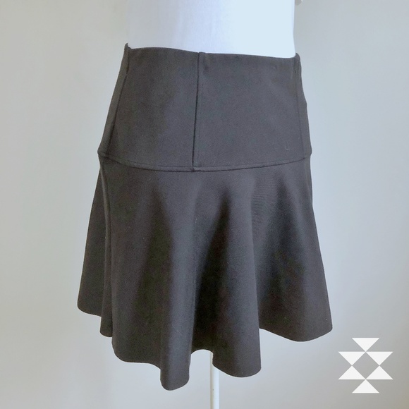 Free People Dresses & Skirts - Free People Black Mini Flared Skater Skirt  M NWT